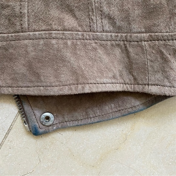 Blank NYC 100% Suede Jacket Taupe XS - Picture 14 of 16